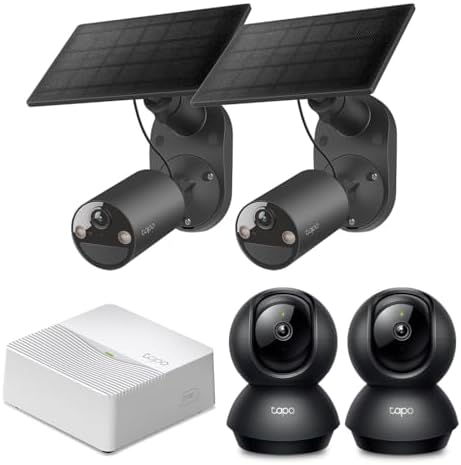Tapo TP-Link Smart Home Security Wi-Fi Camera, Baby Monitor, 2K 3MP, Free AI Motion &amp; Person Detection, Tracking, Notification, Night Vision, SD Card Slot, Voice Control, No Hub Required (Tapo C210)