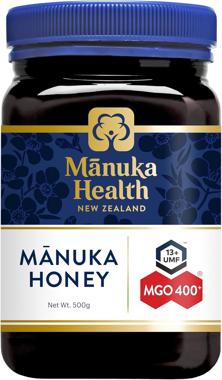 Manuka Health UMF 13+/MGO 400+ Manuka Honey (250g/8.8oz), Superfood, Authentic Raw Honey from New Zealand
