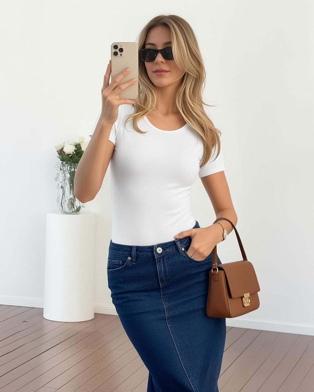 Lotofun Short Sleeve Round Neck Bodysuits For Women Basic Slim Fit Body Suit Shirts Tops