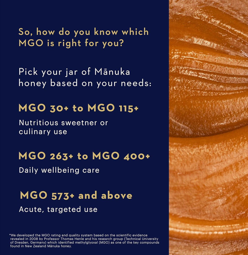 Manuka Health UMF 13+/MGO 400+ Manuka Honey (250g/8.8oz), Superfood, Authentic Raw Honey from New Zealand